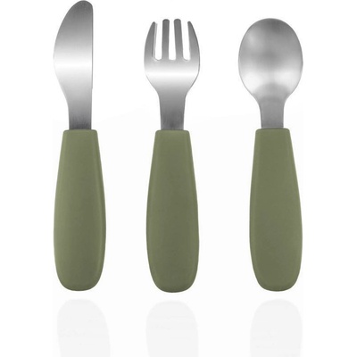 Zopa Silikonový dětský příbor Forest Green 3 ks
