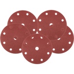 NEO TOOLS Шлифовъчни дискове 150 mm, P180, 5 бр. , с 9 отвора за 04-721 08-995 (08-995)