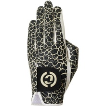 Duca del Cosma- Designer Pro Giraffe Womens Golf Glove Ľavá biela/čierna L