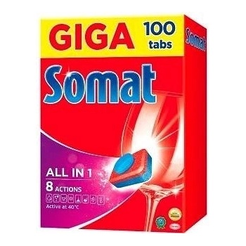 Somat All in 1 Tablety do umývačky riadu 100 ks