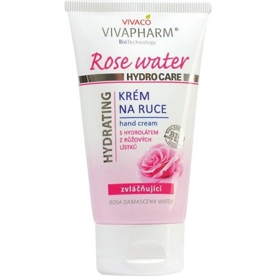 Vivaco krém na ruce s růžovou vodou VIVAPHARM 75 ml