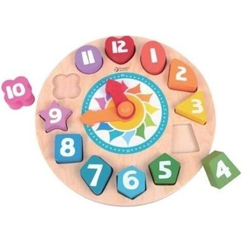 Classic World Дървен образователен часовник