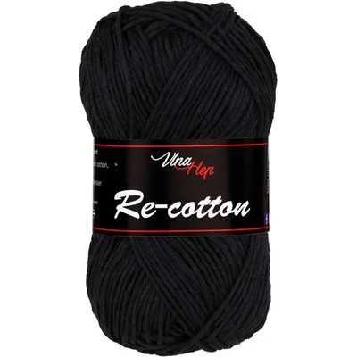 Vlna-Hep Příze Re-cotton 81001 černá