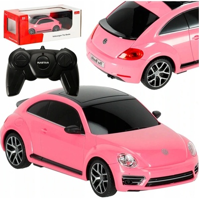 Rastar 76200 Volkswagen Brouk na dálkové ovládání růžový 1:24