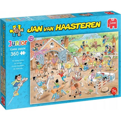 Jumbo Spiele Jan van Haasteren Junior Jezdecká škola Legespiel 360 dílků