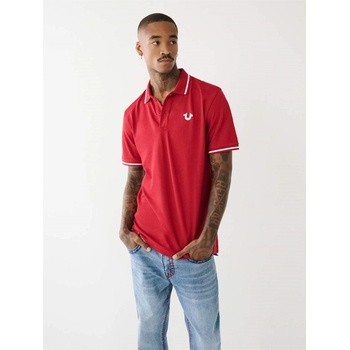 Image 1 of True Religion Блуза с яка True Religion Men's Short Sleeve Polo Shirt - Ruby Red
