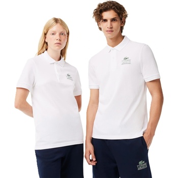 Image 1 of Lacoste Блуза с яка Lacoste Men's Short-Sleeve Polo Shirt - White