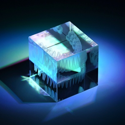 3D Zuby v krychli 100 mm