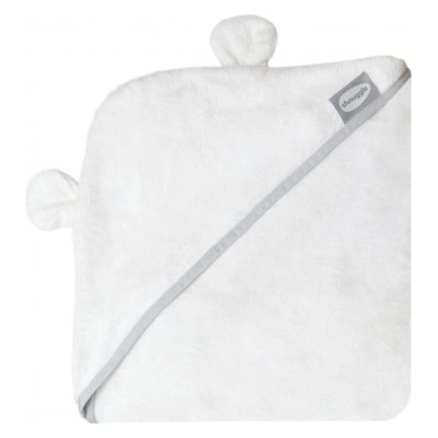 Shnuggle Zavinovací osuška s kapucí White
