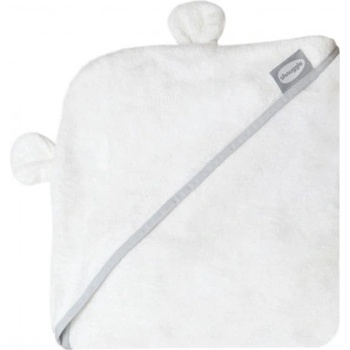 Shnuggle Zavinovací osuška s kapucí White