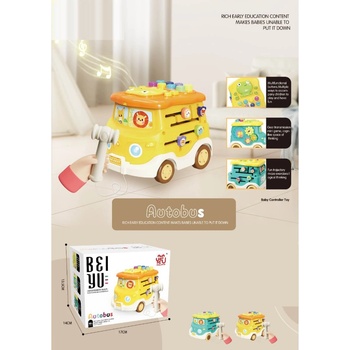 Image 1 of Armtoys БЕБЕШКИ МУЗИКАЛЕН БУС С ЧУКЧЕ И ФУНКЦИИ