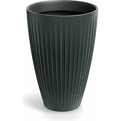 Prosperplast Kvetináč LATIA ROUND HIGH 40 cm čierny granit