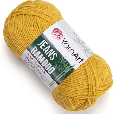 YarnArt Jeans Bamboo 107 - hořčicová