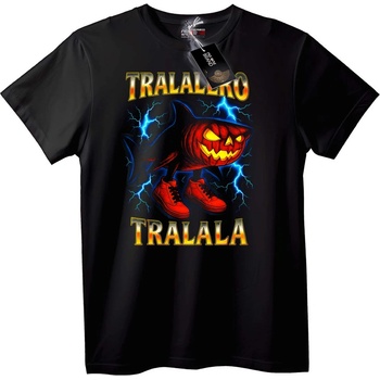 NOONEBRAND Тениска Тиква за Хелоуин - 7XL, Black