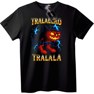 NOONEBRAND Тениска Тиква за Хелоуин - 7XL, Black