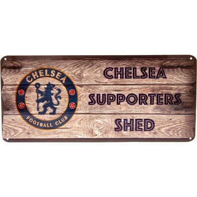 Fan-shop Plechová cedule CHELSEA FC Shed