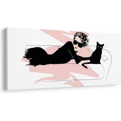 Obraz - Fashion lady, jednodielne 250x125 cm