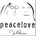 John Lennon Peacelove Black On White Магнит (JLMAG17)