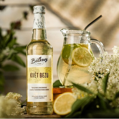 Báťkovy Bylinkové Sirupy Květ bezu 0,5 l