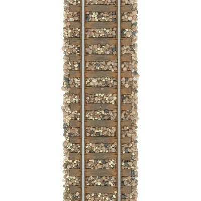 Busch H0 3-barevný štěrk spíše do hněda 230g 7127