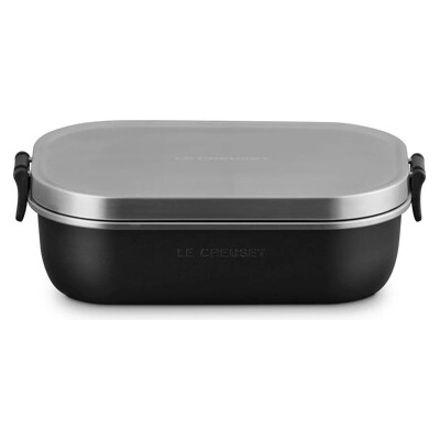 Le creuset obedový box 0,90 l Čierna