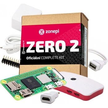 Raspberry Pi Zero 2 W + krabička + příslušenství Zonepi