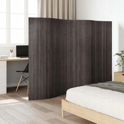 vidaXL Paraván 250 x 165 cm bambusově šedý