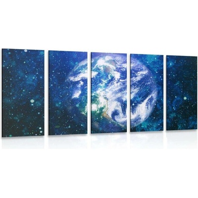 5-dílný obraz snímků z NASA - 100x50
