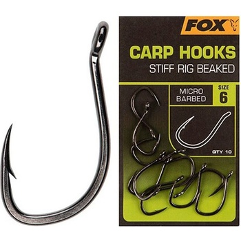 Fox Edges Stiff Rig Beaked Hooks vel.6 10 ks