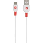 SKROSS Usb кабел skross skca0002a-21402, usb-a 2.0 мъжки към usb-c мъжки, 1.2 м, 60 w, бял, универсален (skross-skca0002a-21402)
