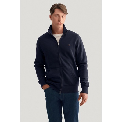 GANT REG SHIELD FULL ZIP SWEAT EVENING blue