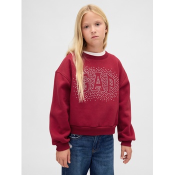 GAP Бебешки суитшърт с голям размер и лого GAP GAP | Cherven | Момичешки | XS