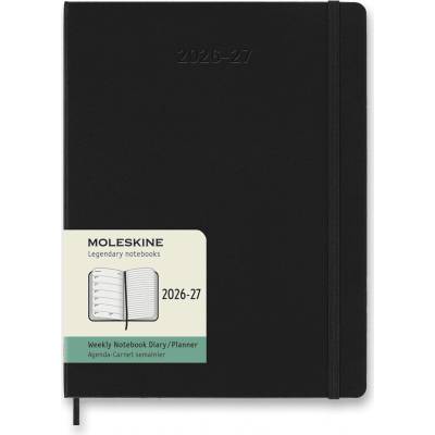 Moleskine B5 týdenní 2026-27 černý