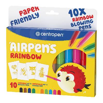 Fixy - fúkacie CENTROPEN 1500/10 Rainbow Colours