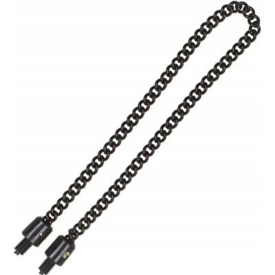Stainless Chain Plastic Ended Solar Černý