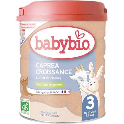 Babybio Адаптирано козе мляко Babybio - Caprea 3, 800 g (3288131580531)