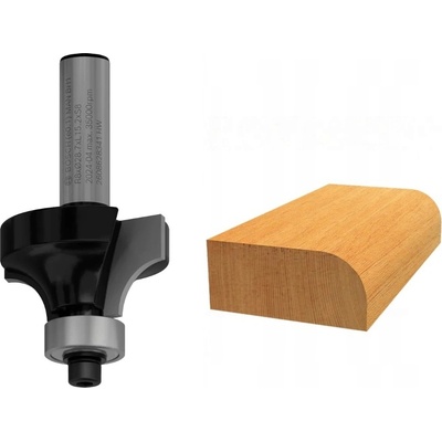 BOSCH zaoblovací fréza 8 mm 8-15,5-53