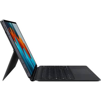 Samsung Book Cover Keyboard EF-DT870 - кейс, клавиатура с тракпад и поставка за Samsung Galaxy Tab S7 (черен)