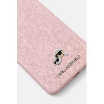 KARL LAGERFELD Калъф за телефон от имитация на кожа Samsung Galaxy S26 Ultra (KLHMS26L6PFKCLP)