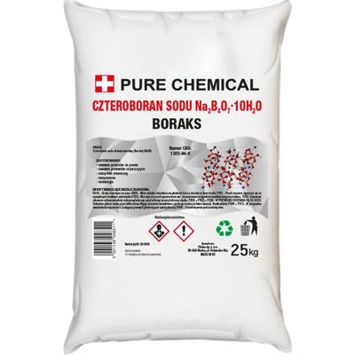 Tetraboritan sodný desetivodý Pure Chemical prášek 99,99% 25 kg