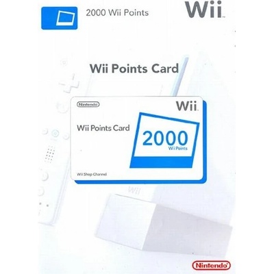Nintendo Wii Points Card 2000 bodov