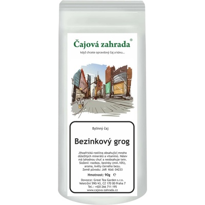 Čajová zahrada Bezinkový grog rooibos čaj 500 g