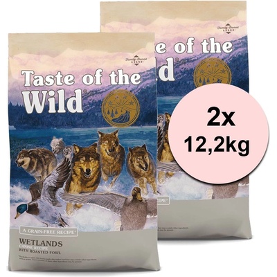 Taste of the Wild Wetlands Canine Balenie 2 x 12,2 kg