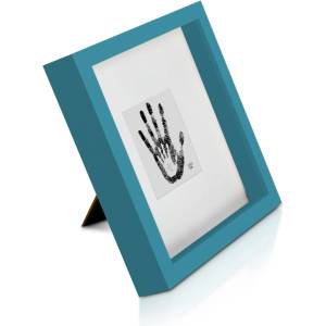 Casa Chic Camden, рамка за картина, 23 x 23 cm и 10 x 10 cm, паспарту, истинско дърво (CL-BOX-23X23-TEAL) (CL-BOX-23X23-TEAL) - klarstein