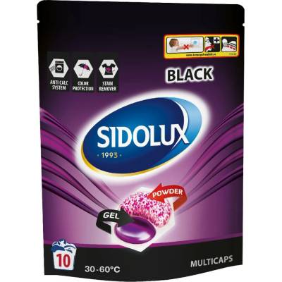 Sidolux multicaps Black pracie kapsule náhradná náplň 10 PD