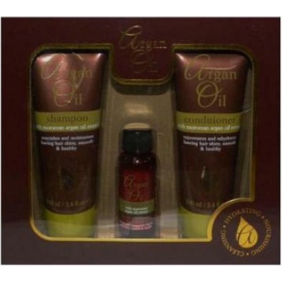 Xpel Argan Oil šampon 100 ml + kondicionér 100 ml + vlasové sérum 30 ml dárková sada