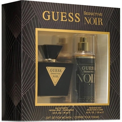 GUESS Seductive Noir подаръчен комплект с тоалетна вода 75мл и мист за тяло 125мл за жени 1 бр