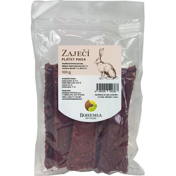 Bohemia Pet Food Zajačie plátky 100 g