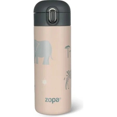 Zopa Termoska na tekutiny s brčkem 400 ml Safari