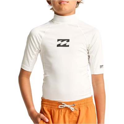 Billabong Детска ликра Billabong Kid's Waves All Day S/S Lycra - White - размер 146 (EU) (750-2660-0313)